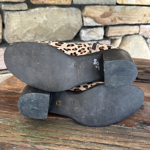 Vera Gomma Calf-hair / Pony-hair Cheetah print booties - Picture 6 of 10